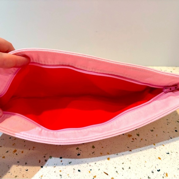 Y2K Bracelet Lips Bag “Save The Drama For Your Mama” Pink Wristlet Clutch‎ Bag - Picture 6 of 7